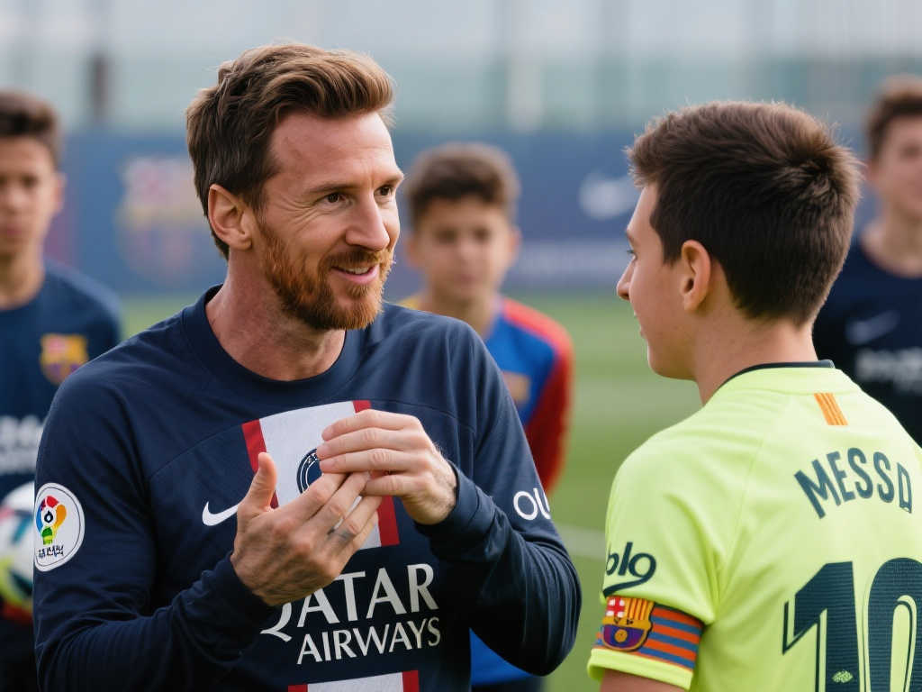 小贝揭秘：梅西青训建议多观察多学习，四年前我曾酒店密会说服他加盟